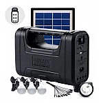 Kit solar GD Lite 1 dotat cu dispozitive USB cu 3 becuri LED si acumulator de mare capacitate HA