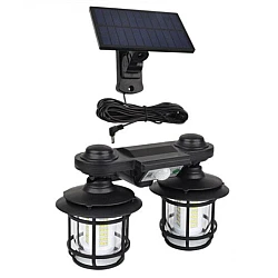 Lampa solara dubla cu senzor solar si telecomanda 20w 500 lumeni trei moduri de functionare
