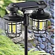 Lampa solara dubla cu senzor solar si telecomanda 20w 500 lumeni trei moduri de functionare