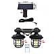 Lampa solara dubla cu senzor solar si telecomanda 20w 500 lumeni trei moduri de functionare Lampa solara dubla cu senzor solar si telecomanda 20w 500 lumeni trei moduri de functionare