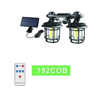 Lampa solara dubla cu senzor solar si telecomanda 20w 500 lumeni trei moduri de functionare Lampa solara dubla cu senzor solar si telecomanda 20w 500 lumeni trei moduri de functionare