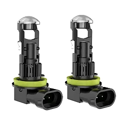 Set 2 Becuri auto LED K88 H11 canbus 280W/set cu lupa 28000lm