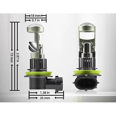 Set 2 Becuri auto LED K88 H11 canbus 280W/set cu lupa 28000lm Set 2 Becuri auto LED K88 H11 canbus 280W/set cu lupa 28000lm