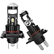 Set 2 becuri led cu lupa pro H4 LED K88 280w 12V 6500k 28000 LM Set 2 becuri led cu lupa pro H4 LED K88 280w 12V 6500k 28000 LM