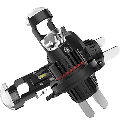 Set 2 becuri led cu lupa pro H4 LED K88 280w 12V 6500k 28000 LM Set 2 becuri led cu lupa pro H4 LED K88 280w 12V 6500k 28000 LM