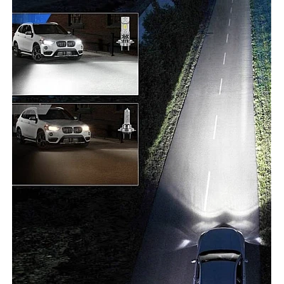 Set 2 becuri led H7 FQ5 lumina alba 6500k 12000 Lumeni cu ventilator RU Set 2 becuri led H7 FQ5 lumina alba 6500k 12000 Lumeni cu ventilator RU