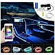 Banda LED auto design interactiv 6 m RGB impermeabil 12V 5W raza control 12 m control din aplicatie Banda LED auto design interactiv 6 m RGB impermeabil 12V 5W raza control 12 m control din aplicatie