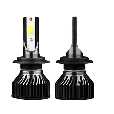 Set 2 becuri LED auto F2 H1 putere 100W temperatura 6000K lumina alba rece 12000 lumeni XL Set 2 becuri LED auto F2 H1 putere 100W temperatura 6000K lumina alba rece 12000 lumeni XL