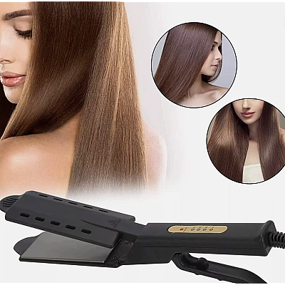 Placa de indreptat parul invelies ceramic 140 200grade Neagra AO 50021 Placa de indreptat parul invelies ceramic 140 200grade Neagra AO 50021