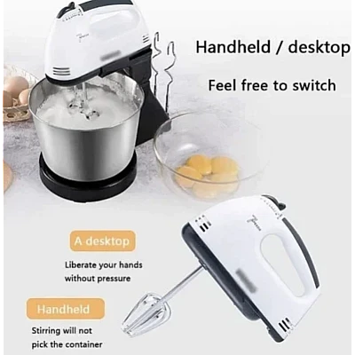 Mixer electric 200W cu 7 viteze bol 2L Andowl Q J09 Mixer electric 200W cu 7 viteze bol 2L Andowl Q J09