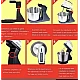 Mixer electric 200W cu 7 viteze bol 2L Andowl Q J09 Mixer electric 200W cu 7 viteze bol 2L Andowl Q J09