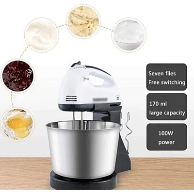 Mixer electric 200W cu 7 viteze bol 2L Andowl Q J09 Mixer electric 200W cu 7 viteze bol 2L Andowl Q J09