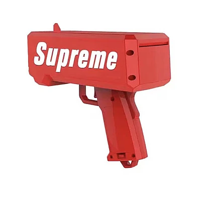 Pistol de bani pentru petreceri Supreme functioneaza cu baterii Pistol de bani pentru petreceri Supreme functioneaza cu baterii