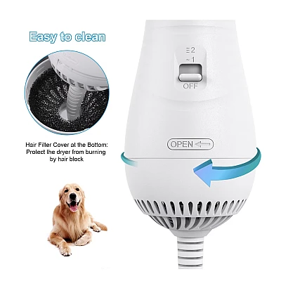 Perie 2 in 1 functie de uscator de par pentru animalele de companie Perie 2 in 1 functie de uscator de par pentru animalele de companie