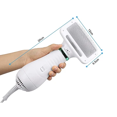 Perie 2 in 1 functie de uscator de par pentru animalele de companie Perie 2 in 1 functie de uscator de par pentru animalele de companie