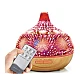 Difuzor Aromaterapie 3D capacitate 500 ml lumini LED multicolore model artificii Difuzor Aromaterapie 3D capacitate 500 ml lumini LED multicolore model artificii