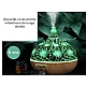 Difuzor Aromaterapie 3D capacitate 500 ml lumini LED multicolore model artificii Difuzor Aromaterapie 3D capacitate 500 ml lumini LED multicolore model artificii