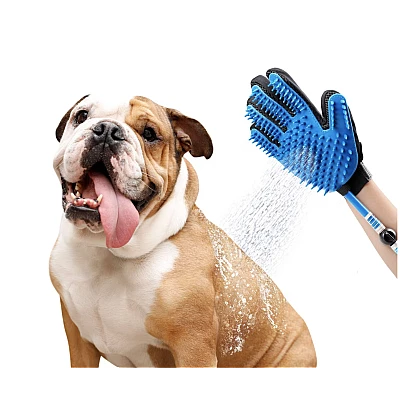Perie tip manusa pentru spalare si masare caini/ pisici sau alte animale de companie Perie tip manusa pentru spalare si masare caini/ pisici sau alte animale de companie