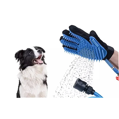 Perie tip manusa pentru spalare si masare caini/ pisici sau alte animale de companie Perie tip manusa pentru spalare si masare caini/ pisici sau alte animale de companie