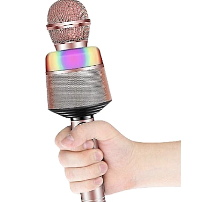 Microfon Q008 Karaoke wireless Bluetooth si Difuzor Microfon Q008 Karaoke wireless Bluetooth si Difuzor