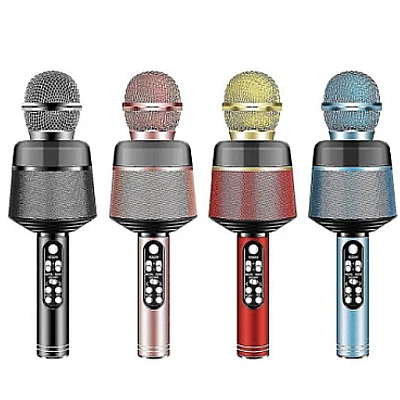 Microfon Q008 Karaoke wireless Bluetooth si Difuzor Microfon Q008 Karaoke wireless Bluetooth si Difuzor