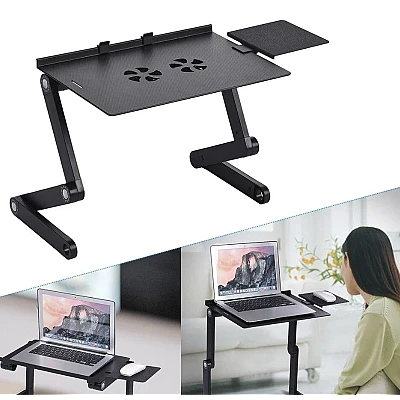 Masa laptop multifunctionala T8 reglabila 2 ventilatoare Masa laptop multifunctionala T8 reglabila 2 ventilatoare