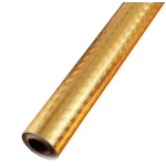 Set 2 Folii Aluminiu autoadezive pentru protectie mobila bucatarie AURIU 3D 60 x 300 cm