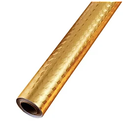 Set 2 Folii Aluminiu autoadezive pentru protectie mobila bucatarie AURIU 3D 60 x 300 cm