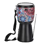 Boxa portabila bluetooth cu incarcare solara design Darbuka cu radio FM si lanterna