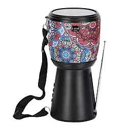 Boxa portabila bluetooth cu incarcare solara design Darbuka cu radio FM si lanterna