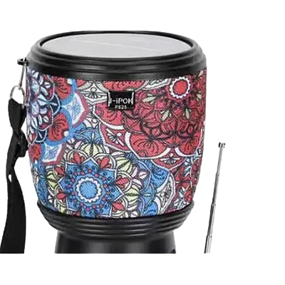 Boxa portabila bluetooth cu incarcare solara design Darbuka cu radio FM si lanterna Boxa portabila bluetooth cu incarcare solara design Darbuka cu radio FM si lanterna