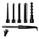 Ondulator 6 in 1 invelis ceramic 2 trepte temperatura 230 grade Manusa Negru Ondulator 6 in 1 invelis ceramic 2 trepte temperatura 230 grade Manusa Negru