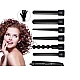 Ondulator 6 in 1 invelis ceramic 2 trepte temperatura 230 grade Manusa Negru Ondulator 6 in 1 invelis ceramic 2 trepte temperatura 230 grade Manusa Negru