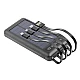 Baterie Externa 4 in 1 cu incarcare solara 10000mAh display digital si cabluri Baterie Externa 4 in 1 cu incarcare solara 10000mAh display digital si cabluri