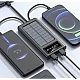 Baterie Externa 4 in 1 cu incarcare solara 10000mAh display digital si cabluri Baterie Externa 4 in 1 cu incarcare solara 10000mAh display digital si cabluri