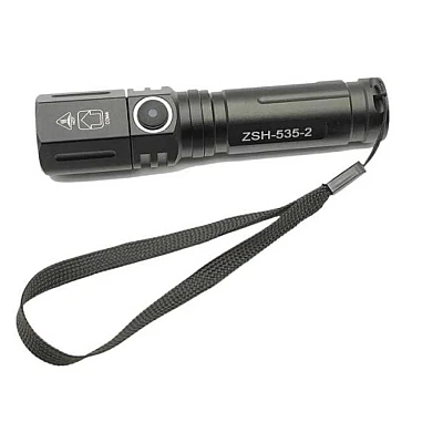 Lanterna de Mana ZSH 535 2 LED 5W Zoom Incarcare USB C acumulator 18650 Lanterna de Mana ZSH 535 2 LED 5W Zoom Incarcare USB C acumulator 18650