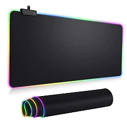 Mouse pad gaming cu iluminare LED RGB 30 x 80 cm