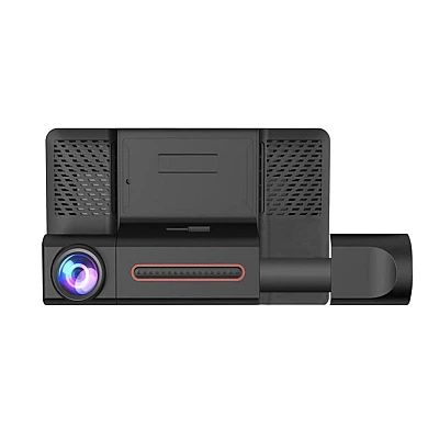 Camera auto de bord tripla Full HD 1080P 3 camere fata+interior+marsarier Senzor de coliziune G-senzor Filmare continua Vedere nocturna Camera auto de bord tripla Full HD 1080P 3 camere fata+interior+marsarier Senzor de coliziune G-senzor Filmare continua Vedere nocturna