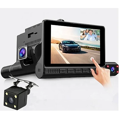 Camera auto tripla 1440P profesionala monitor 4inch TOUCHSCREEN Camera auto tripla 1440P profesionala monitor 4inch TOUCHSCREEN