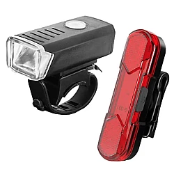 Set far si stop pentru bicicleta HY027 cu incarcare USB