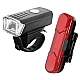 Set far si stop pentru bicicleta HY027 cu incarcare USB Set far si stop pentru bicicleta HY027 cu incarcare USB
