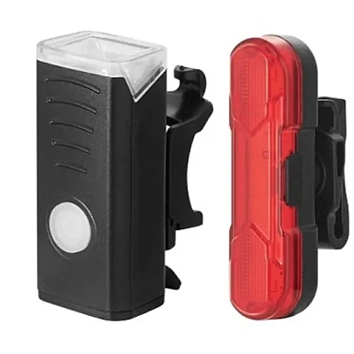 Set far si stop pentru bicicleta HY027 cu incarcare USB Set far si stop pentru bicicleta HY027 cu incarcare USB