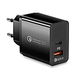 Incarcator de retea Type C si USB PD 36W QuickCharge 3.0