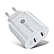 Incarcator de priza rapid PD cu USB C 2 porturi 40W Incarcator de priza rapid PD cu USB C 2 porturi 40W