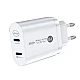 Incarcator de priza rapid PD cu USB C 2 porturi 40W Incarcator de priza rapid PD cu USB C 2 porturi 40W