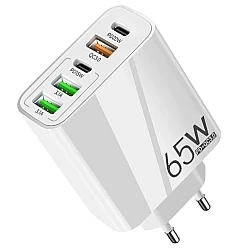 Incarcator priza 65W cu 3 porturi USB 2 porturi PD/Type C incarcare rapida