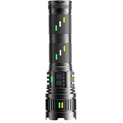 Lanterna profesionala CB G400Y din aluminiu resistenta la socuri cu led 300w 4 acumulatori 181350 incarcare USB Lanterna profesionala CB G400Y din aluminiu resistenta la socuri cu led 300w 4 acumulatori 181350 incarcare USB