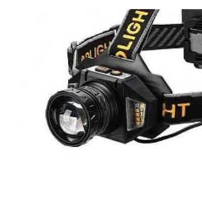 Lanterna de cap T503C cu 3 Acumulatori 18650 senzor miscare zoom lumina alba sau galbena Indicator Baterie