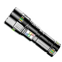 Lanterna profesionala BL G601 putere 300W fiabilitate 4 acumulatori 18650 Incarcare USB 5km