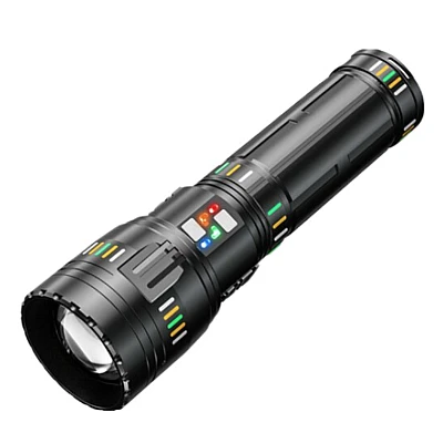 Lanterna profesionala BL G601 putere 300W fiabilitate 4 acumulatori 18650 Incarcare USB 5km Lanterna profesionala BL G601 putere 300W fiabilitate 4 acumulatori 18650 Incarcare USB 5km